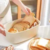 Butelki do przechowywania duże pojemność pudełko piknikowe Klasa żywnościowa dodatkowa bambusowa pokrywka drewniana deska do krojenia narzędzia wielofunkcyjne chleb