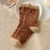 Winter Women's Socks Cotton Socks Thickened Warm Cute Bear Socks Trend Knitted Socks