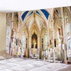 Tapissries Christian Church Mural Bookhelf Tapestry Home Decoration Angel Bohemian Decoration Psychedelic Scene Yoga Mat Sofa Filt