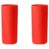 Water Bottles 2X Unseamed Silicone Wrap For Sublimation Tumblers Reusable Sleeve Full Mug Clamp (20Oz)