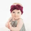 Mode bébé Turban Nylon bandeau Super doux balle bohême cheveux accessoires enfants enfants bandeaux 15*9 cm mixte BJ