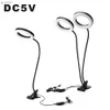 Lampes de bureau DC5V lampe LED USB LED lumières lampe de bureau 12W Selfie anneau lampe réglable Flexible lumière intérieure ultrabright anneau lumière lampe de Table YQ240123