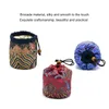 Sacs de rangement Petit sac Tasse Bundle Poche Portable Thé Peut Organisateur De Voyage En Tissu Personnalisé