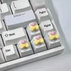 Tastiere Gaming Tastiera meccanica Cartoon 1U Keycap fatto a mano Cute Love DIY 4 pezzi Tasto freccia ESC WASD OEM personalizzato Cherry Key CapS YQ240123