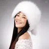 Beanies 19 Colors Cute Tail Thick Windproof Fluffy Faux Fur Hats Warm Soft All-match Spring Autumn Winter Ski Travel Hiking Outdoor Cap