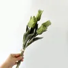 Decorative Flowers Simulation Tulips Bouquet Real Touch Artificial Living Room Decor Vintage Minimalist 5 Forks Wedding Ornaments