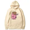 Sweat-shirt à capuche pour hommes, Kawaii, décontracté, dessin animé Capybara Y2k, e-girl des années 90, Hip Hop, Vintage, pull, veste, sweat-shirt kangourou