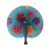 Decorative Figurines Hand Held Foldable Paper Fan For Children Themed Party Decoration Portable