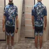 Skull Pattern Cycling Jersey Set Summer Road Bicycle Clothing Mountain Bike Clothes MTB Maillot Ciclismo Men Cycling Set 240119