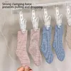 Hangers Suction Cup Drying Clip Rack Foldable 4-Rod Rotatable Laundry Hanger Sock Clips For Socks Bras