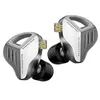 Casques KZ ZVX écouteurs dynamique HIFI basse écouteurs dans l'oreille moniteur casque Sport suppression de bruit casque J240123