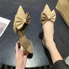 Sandales à talons hauts pour femmes, chaussures d'été sexy à bout pointu, tendance de styliste, escarpins peu profonds, diapositives, 2024