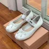 Ballet flat shoes Designer Professional Dance Shoes Satin ballerinas Platform Bowknot Shallow Mouth Single Shoe flat sandals women Loafers