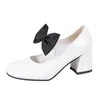 Chaussures à talons hauts pour femmes Marie Janes printemps léger épais nouveau créateur de chaussures 2024 marque robe élégante pompe Zapatos Mujer 240123