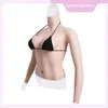 Costume Accessories Silicone Breast Forms Mastectomy D Cup Fake Boobs Halfbody Prosthesi with Arm Cosplay Sissy Chests for Crossdresser