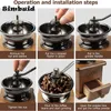 Mills Classical Vintage Wooden Manual Coffee Grinder Antique Hand Crank Coffee Bean Mill Drawer Shape with Grind Settings Coffeeware