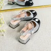 New Summer Women's High Heels Korean Style Mary Slim Shoes Fashion Party and Work Clothes Women's Casual Sandals Free Delivery 240123