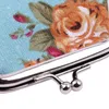 Wallets Naivety Hasp Coin Purse Lady Vintage Flower Clutch Bag 2024 Women Retro Small Fresh Wallet High Quality Good Gift Floral