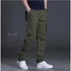 2024 Chaoliu Style Men's Designer Spring Autumn Cargo Casual Mens Baggy Regelbunden bomullsbyxor Male Combat Tactical Pants Multi Pockets TTTC