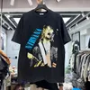 T-shirts supérieurs T-shirts hommes Vintage Rock imprimé chemise taille américaine concepteur T-Shirts Hip Hop vraies photos plus récent 24SS