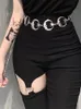InsGoth Harajuku Punk Moon металлические ремни женские винтажные цепочки с высокой талией готические ремни с подвеской в виде солнца и серебряного цвета эстетичная женская праздничная одежда 240119