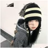 Designer Viviene Westwoods Cap Viviennewestwood Zhenyi Cartoon West Empress Dowager Hat Female Tassel Show Face Small Ear Protection DHSNR