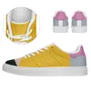 Coolcustomize personnalisé de haute qualité en cuir mode causal sneaker impression sur demande retour à l'école étudiant chaussures de sport imprimé propre nom design logo entreprise cadeau chaussures