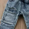 Jeans nouveau-né bébé fille bas décontracté trou déchiré Denim pantalon Leggingd pantalon jean 6M-5T