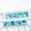 Teclados Teclados DIY Cute OEM Perfil Resina Keycaps para Cherry Mx Switch Mecânico Gaming Keyboard Cap YQ240123