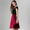 Skirts Women Chiffon Pleated Skirt Vintage High Waist Tutu Womens Saia Midi Rokken 2024 Summer Style Jupe Femme