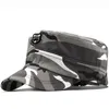 Baretten Vintage Flat Top Heren Gewassen Cap Voor Mannelijke Honkbal Zomer Lente Heren Camouflage Zonwering Militaire Groothandel