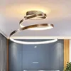 Ceiling Lights Silver Black White Led Chandelier Lamp For Living Room Home Decor Kitchen Loft Indoor Dining Lustres Lighting Fixture