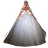 مذهل 2024 A-Line Princess Ball Drotes Dresses Wedding Dresses Of Counter Luxury Crystal Duslim Bridals Custom