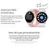 ZL50 Smartwatch Men Women 1 28 Stor Display Waterproof Voice Call 24h Health Monitor Sportklockor för iOS Andriod