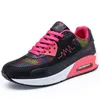 Chaussures de course pour femmes fille léger triple noir rose violet sport sneaker confortable à lacets baskets d'extérieur