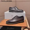 Oxford Berluti Chaussures en cuir faites à la main pour hommes Bruti Chaussures de vache de qualité haut de gamme pour hommes Chaussures habillées d'affaires Casual Step on Lazy Men's ShoesWQQ