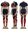 2024 Novo Modelo Mulheres Tracksuits Novas Mulheres Tracksuits Marca de Luxo Casual Sports Terno 2 Peça Set Designer Tracksuits J2948 Te6b