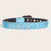 Belts Small Fresh Rhinestone Woman Locomotive Full Diamond Waist Cowgirl Y2k Girls Fashion Belt For Jeans Men