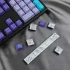 Tastaturen Tastaturen Gmk Vaporwave Großes Set Kirschprofil PBT-Tastenkappe Dye-Sub Englische benutzerdefinierte Persönlichkeits-Tastenkappen für mechanische Tastatur 61/64/68/75 YQ240123