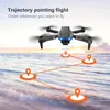 Drone télécommandé E99 avec caméra HD, décollage et atterrissage à une touche, vol stationnaire stable à hauteur fixe, roulement de cascade à 360° à une touche, avion à quatre axes, drone pliable