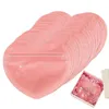 Geschenkpapier, Herz-Verpackungsbeutel, Form, flache Plastiktüte, Vorderseite, durchsichtig, Valentinstag, Süßigkeiten, Schmuck, Geschenke, Wohnaccessoires