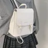 Borse da scuola Borsa da donna Borsa in PU moda retrò stile college britannico Borsa uniforme JK Zaino per ragazze Spalla da viaggio di grande capacità