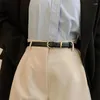 أحزمة مصممة فاخرة حزام بو بو أنثى الأزياء المعدنية مشبك الخصر 3 ألوان جودة عالية الاتجاه سيدة