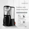 Máquinas de café domésticas máquina de café copo escritório pequeno portátil automático mini gotejamento yq240122