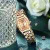 CRRJU Women Watches Creative Steel Dress Bracelet Wristwatches Ladies Square Waterproof Female Relogio Feminin 240123