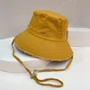 2024 Kobiet projektantki Bucket Hat Men's for Summer High Fashion Fase Fedable Duże Fedoras Luxury Casquette Outdoor Beach Sun Brim Hats