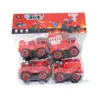 Construction et séparation de 4 vis de construction Toys Engineering Véhicules Camions de pompiers 240123