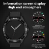 H6 Max Smart Watch 남자 전체 터치 스크린 스포츠 피트니스 시계 Man IP68 Android iOS NFC 스마트 워치 남성용 방수