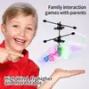 Oplaadbare transparante lichtgevende op afstand bestuurbare helikopter speelgoedgebaardetectie