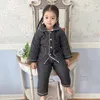 Ensembles de vêtements Petite fille Bébé Pyjamas Garçons Accueil Fourrure Automne et hiver Corail Peluche Trésor épaissi